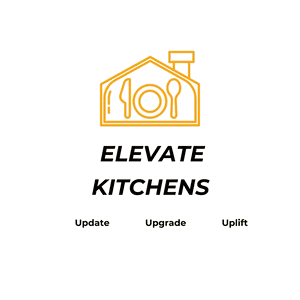 Website logo of elevate kitchens, kitchen remodeling in Bellevue Wa