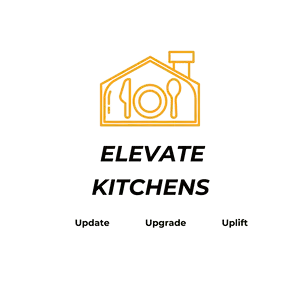 Website logo of elevate kitchens, kitchen remodeling in Bellevue Wa